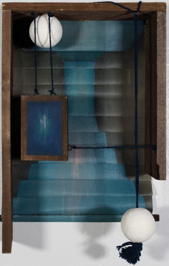 Still images that feel culled from longer, more comprehensive stories characterize the works in this exhibition, as each piece makes us wonder what happened immediately before the scenes we see registered here and what is about to take place next.